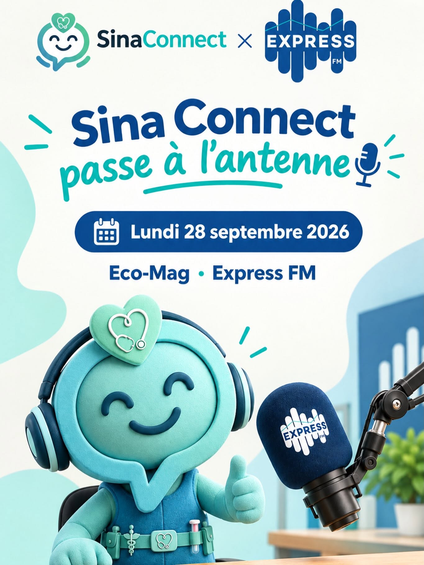 Interview Sina Connect dans l'émission Eco Mag d'Express FM